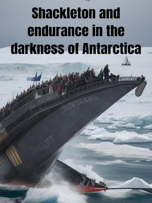 cover image of Shackleton and endurance in the darkness of Antarctica